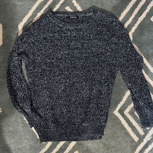 Alinfu Black and White Knit Sweater